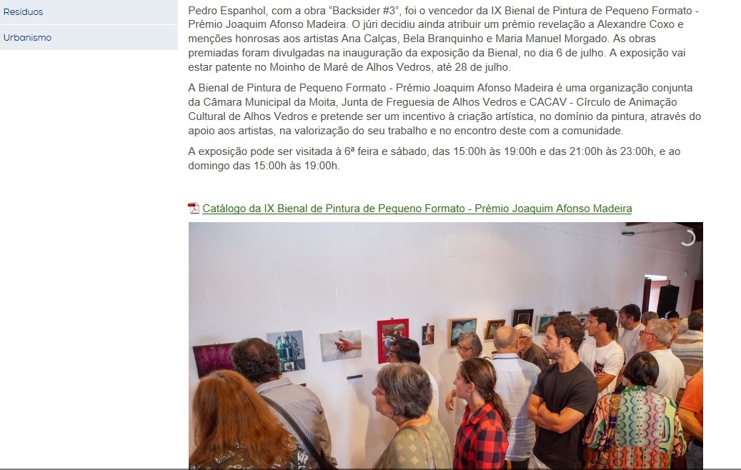 Prémio Revelação IX Bienal de Pintura de Pequeno Formato – Prémio Joaquim Afonso Madeira
